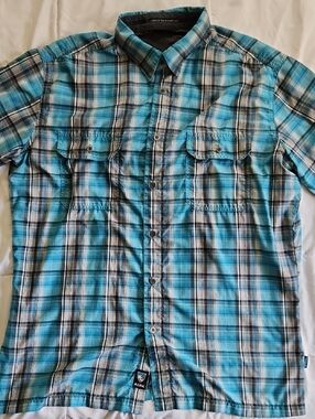 Kuhl Plaid Short-Sleeve Button-Down Shirt